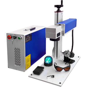 ช่างแกะสลักเลเซอร์ Fiber Galvo 50W สำหรับการมาร์กทางอุตสาหกรรม